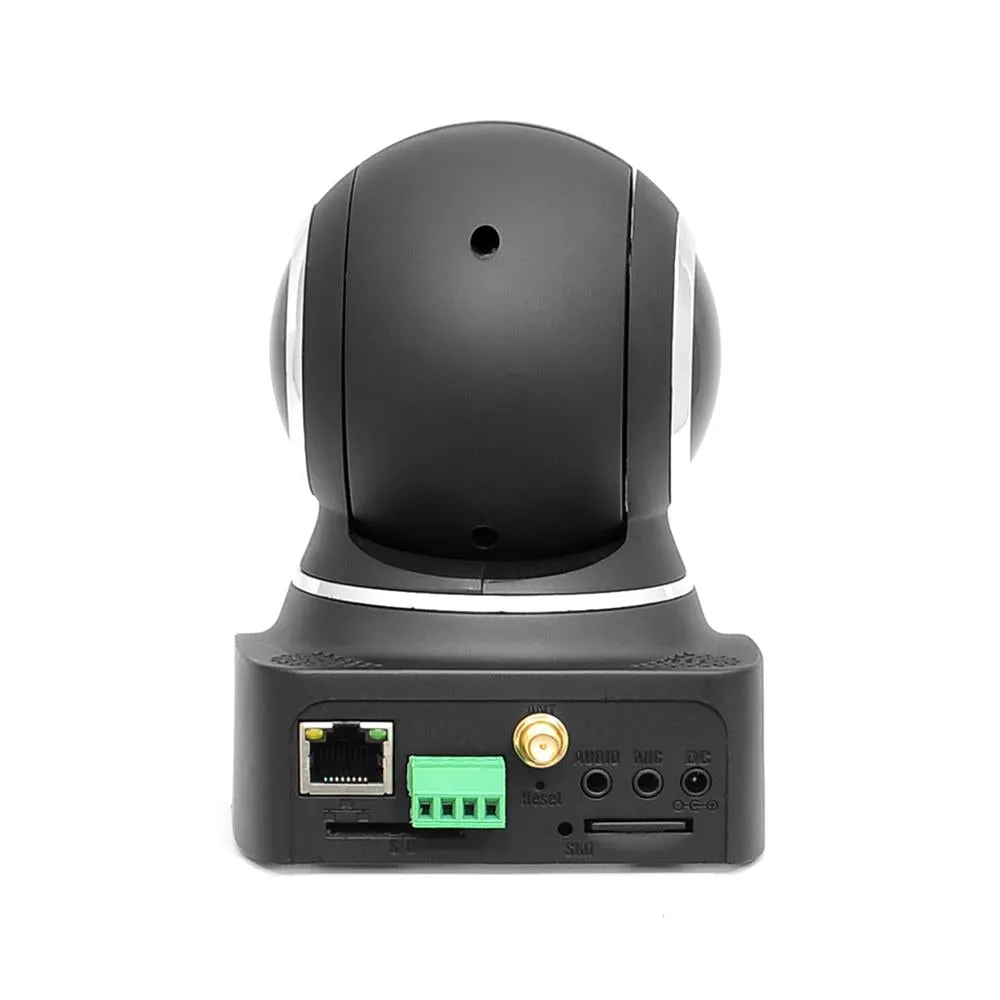 Ip Cam / Wifi Security Camera, Full Hd 1080P With Remote Surveillance Monitoring, Pan/Tilt Controls, App Download (Black)