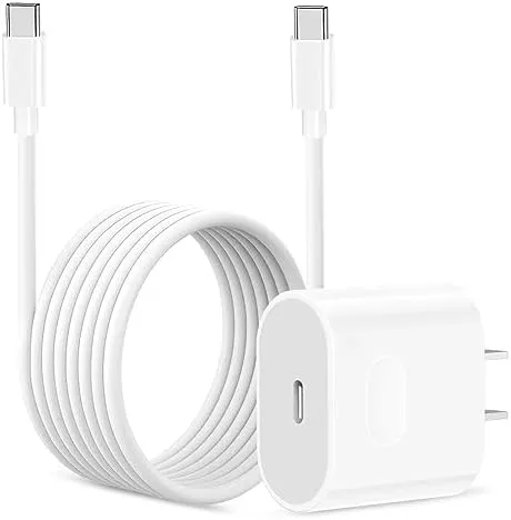 IPHONE 15 PRO MAX 2 PIN (US PIN) 35W USB-C POWER ADAPTER WITH USB-C TO C CABLE