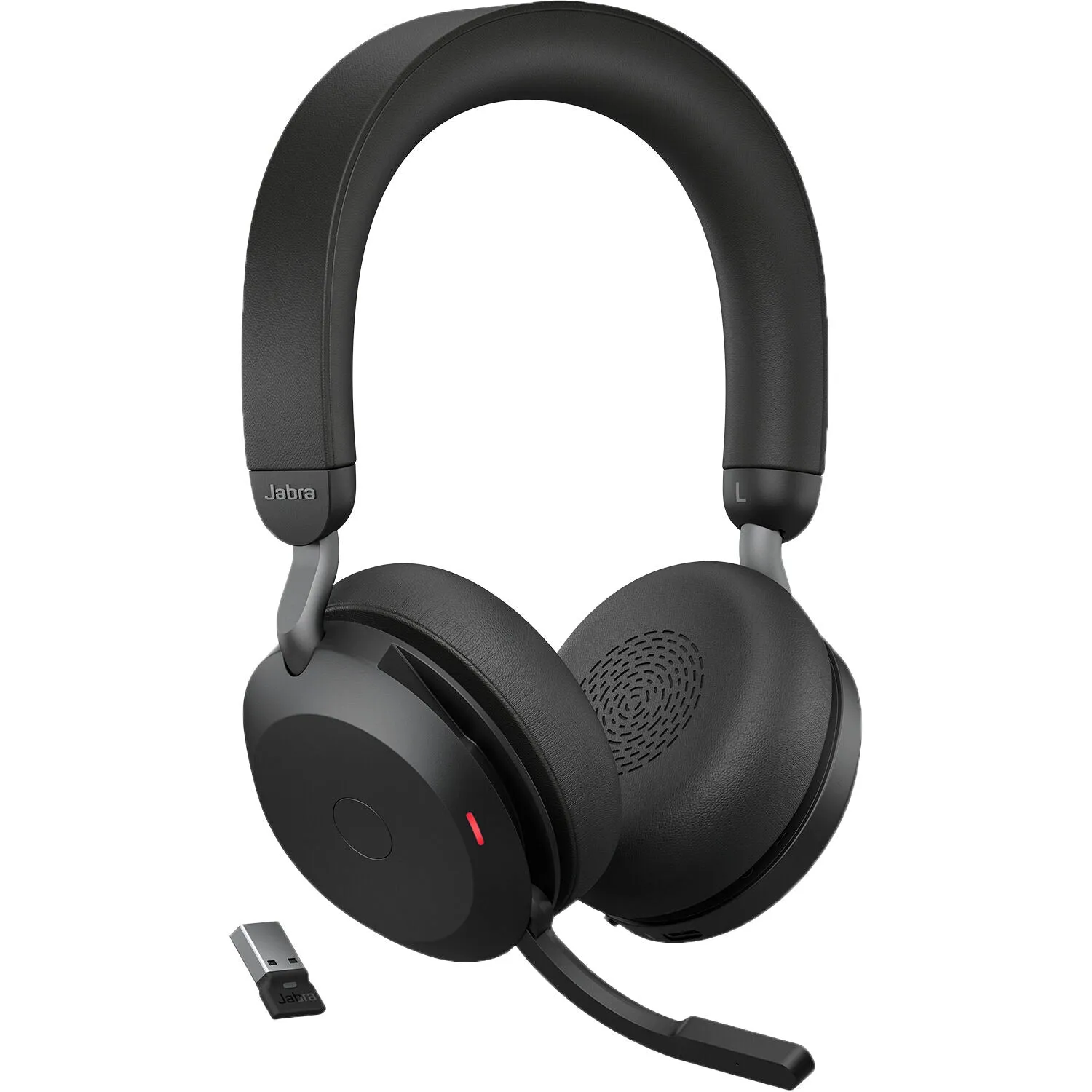 Jabra Evolve2 75 Stereo Ms   Ladesation   Link380a , Schwarz