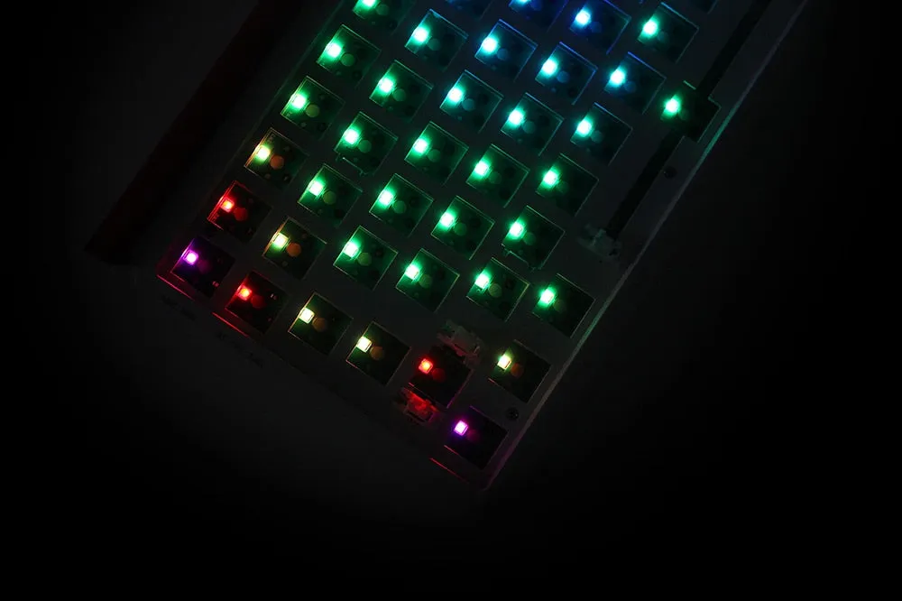 JMK84 JMK84 3 Mode Wireless 75% Mechanical Keyboard kit hot swappable switch lighting effects RGB led type c 2.4G BT