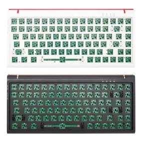 JMK84 JMK84 3 Mode Wireless 75% Mechanical Keyboard kit hot swappable switch lighting effects RGB led type c 2.4G BT