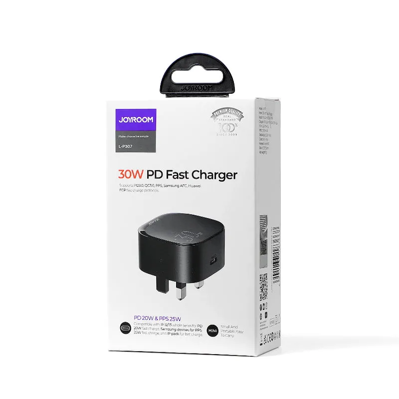 Joyroom L-P307 | 30W PD Fast Charger | Single Port (Type-C)