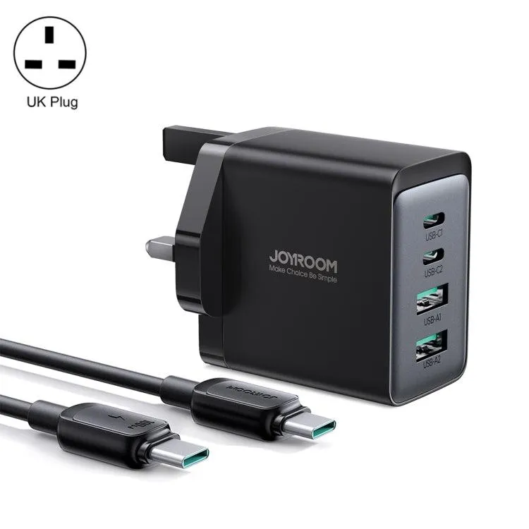 JOYROOM TCG02 67W GaN Multi-Port Charger with Dual USB & Dual USB-C Ports