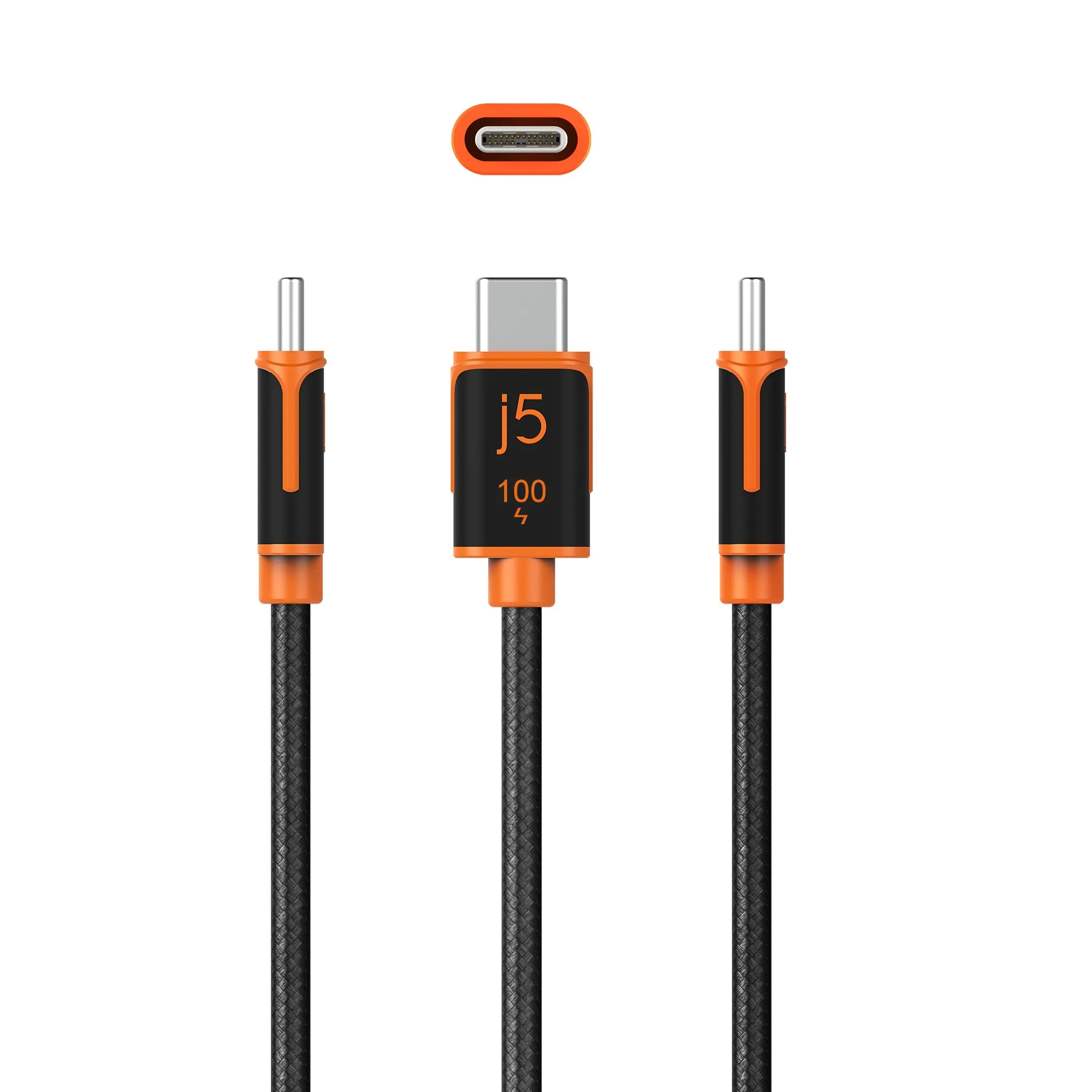 JUCX25L30 USB-C to USB-C PD100W対応 充電＆データ通信ケーブル（3m）