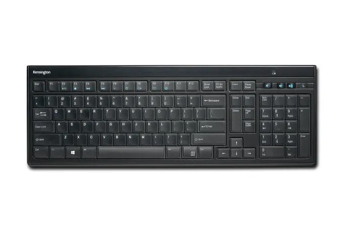 Kensington Advance Fit Slim - Keyboard - Wireless - 2.4 Ghz - Uk - Black