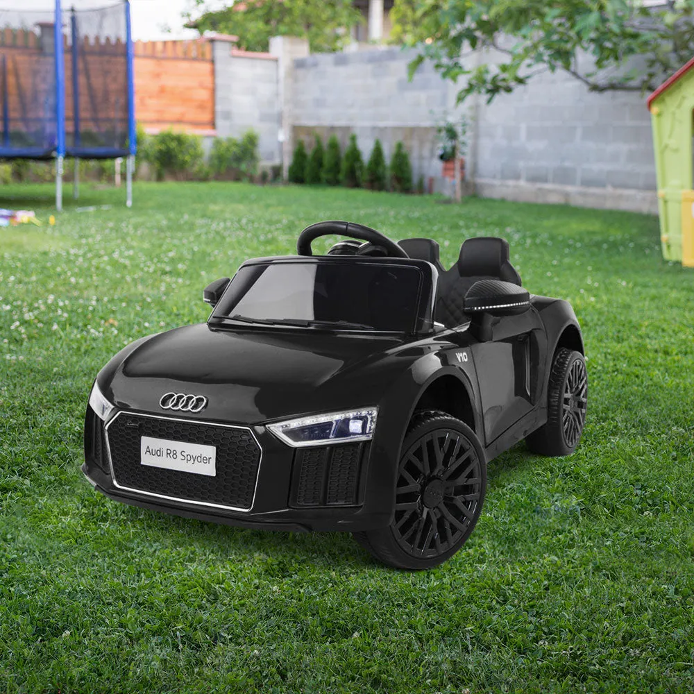 Kids Ride On Car Audi R8 Licensed Sports Electric Toy Cars Black