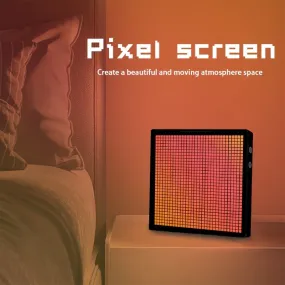 LED Pixel Display, Programmable LED Screen, App Control Customizable DIY Text Pattern Animation, Wall Mounted Or Desktop Use, Ideal For Home Decor, Art Creation, Game Room, Bars, Car Windshields