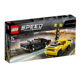 Lego Speed Champions 2018 Dodge Challenger SRT Demon & 1970 Dodge Charger R/T 75893