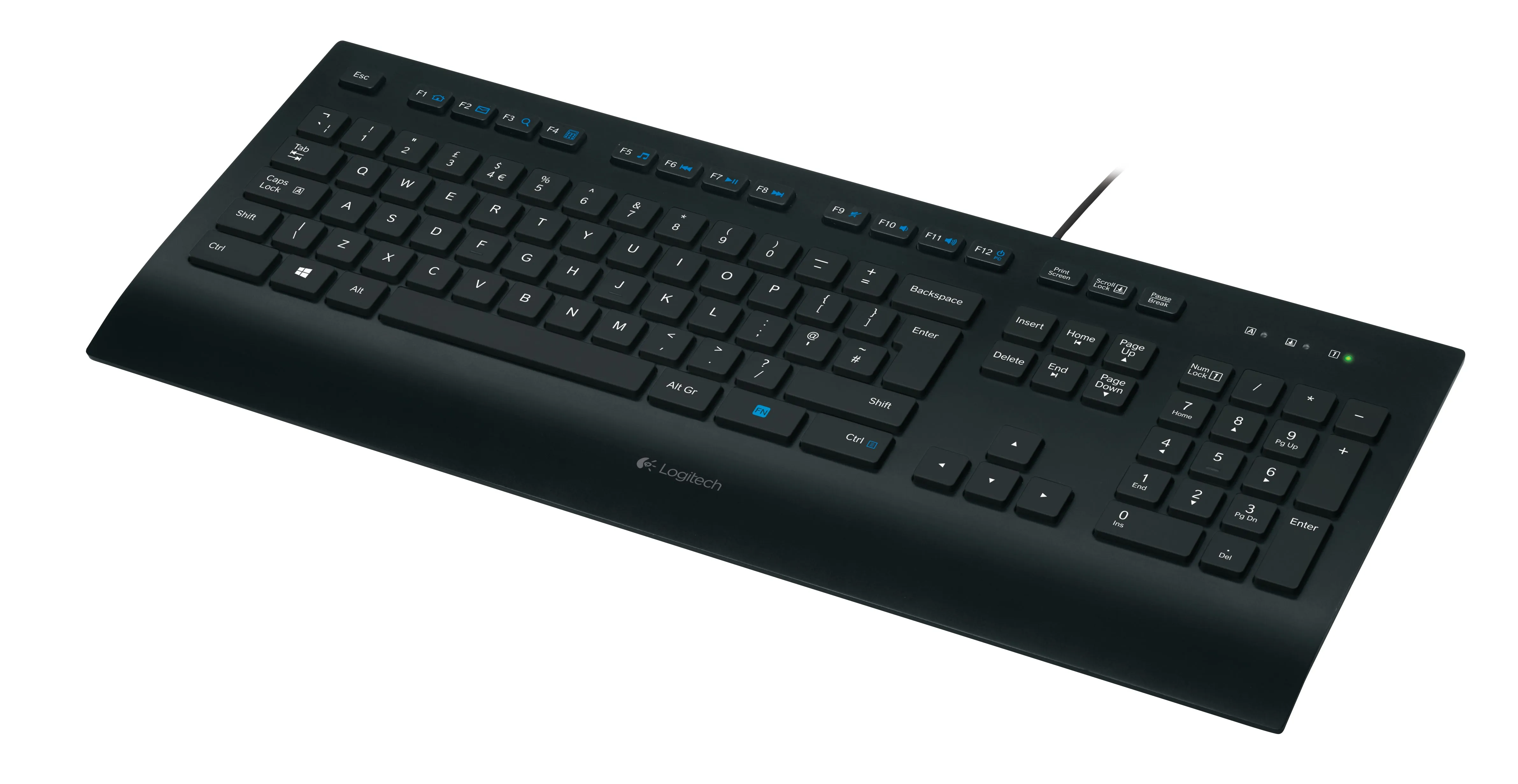 Logitech Keyboard K280e - Us Layout - Black