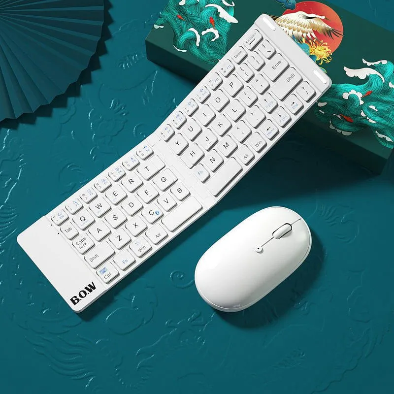 LovelyRLovely Folding Bluetooth Keyboard And Mouse Set