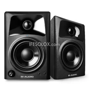 M-AUDIO AV32 Dual (2-Way) 3" Powered Compact Studio Desktop Monitor Speakers - Brand New