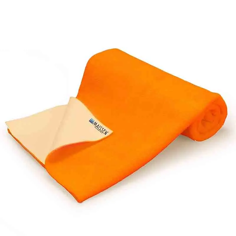 Maissen Pet Dry Sheet – Orange, Large (140 cm x 100 cm)