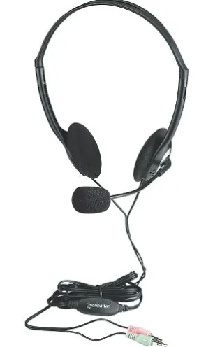 Manhattan Lightweight Stereo Headset with Mic