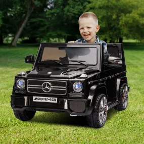 Mercedes Benz AMG G65 Licensed Kids Ride On Electric Car Remote Control - Black