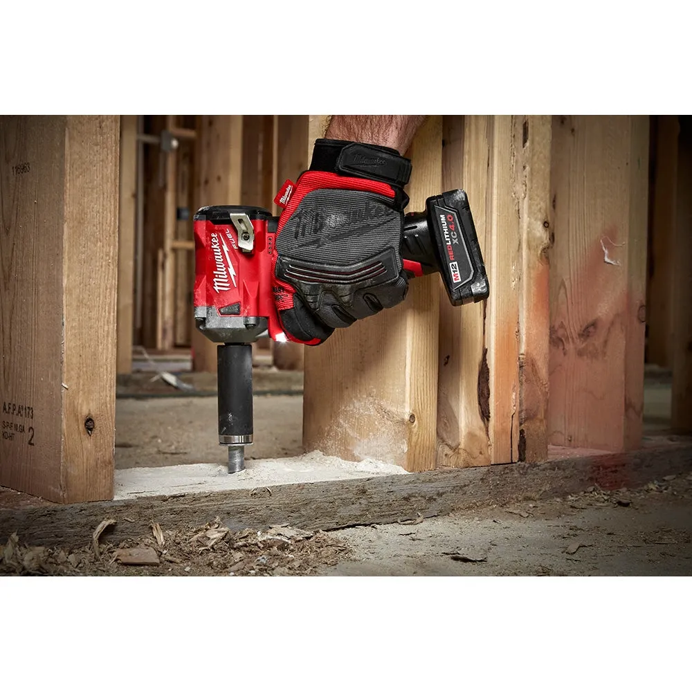 Milwaukee 2554-20 M12 FUEL 12V Lithium-Ion Brushless Cordless 3/8" Stubby Impact Wrench (Tool Only)