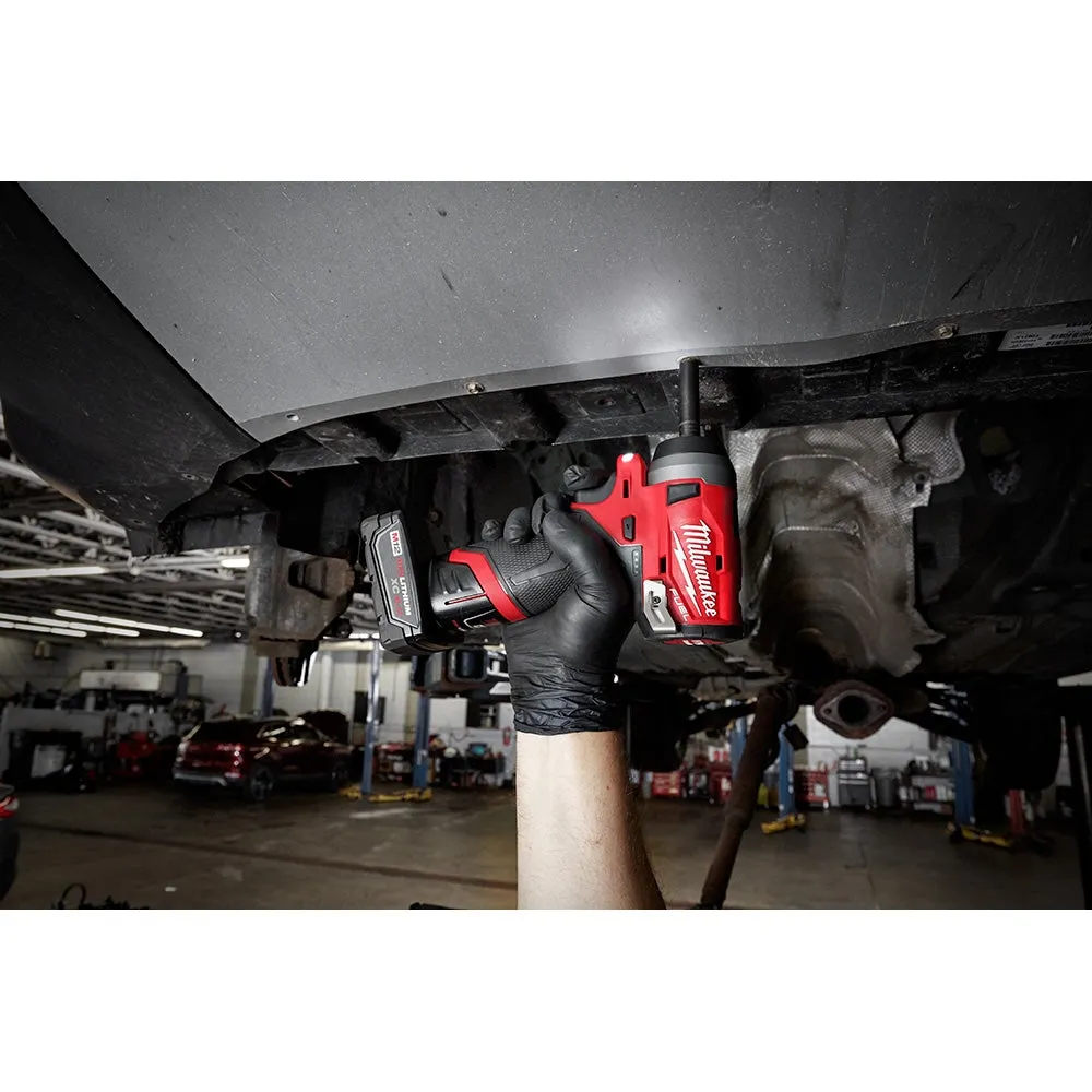 Milwaukee 2555-20 M12 FUEL 12V Lithium-Ion Brushless Cordless 1/2" Stubby Impact Wrench (Tool Only)