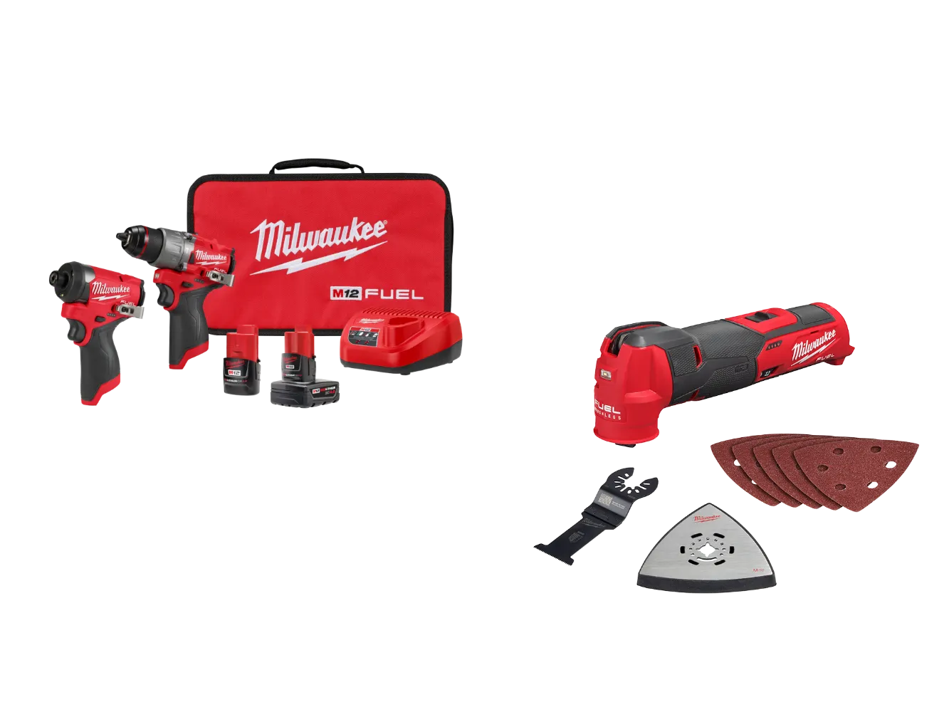 Milwaukee 3497-22MT M12 FUEL 12V 2-Tool Combo Kit w/ M12 Multi-tool