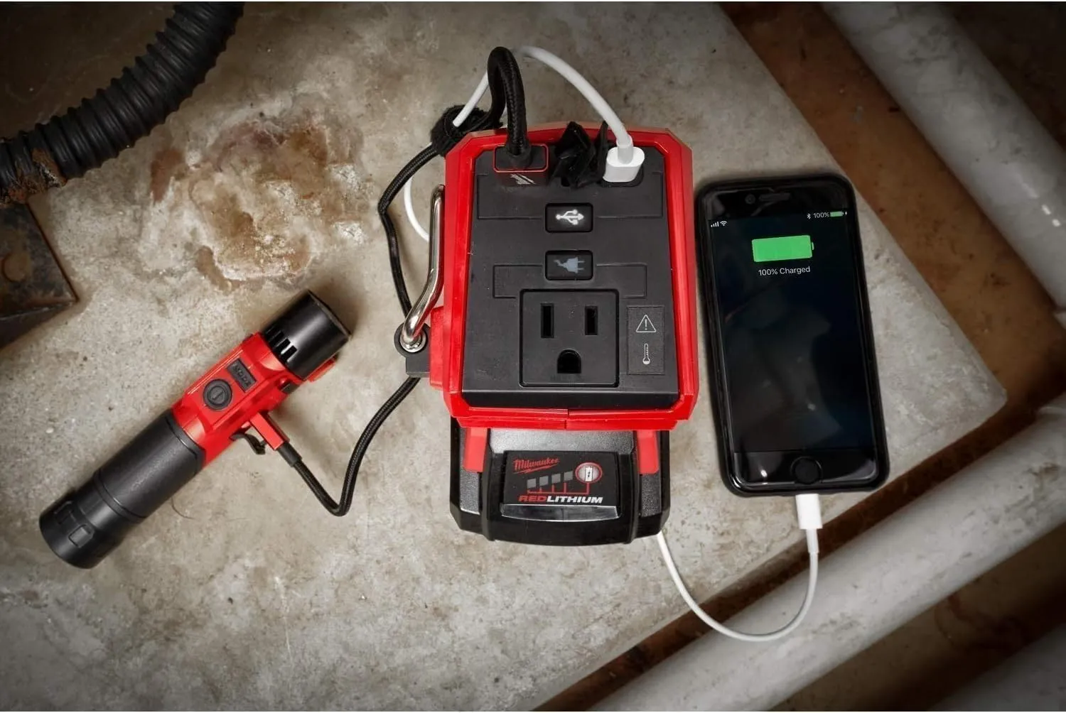 Milwaukee M18 Top Off 175W Portable Power Supply