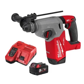 Milwaukee M18FH-0 18V Fuel 4-Mode SDS  Brushless Hammer Drill with 1 x 5.0Ah Battery   Charger