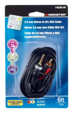 Monster Cable  Just Hook It Up  Adapter  1 pk