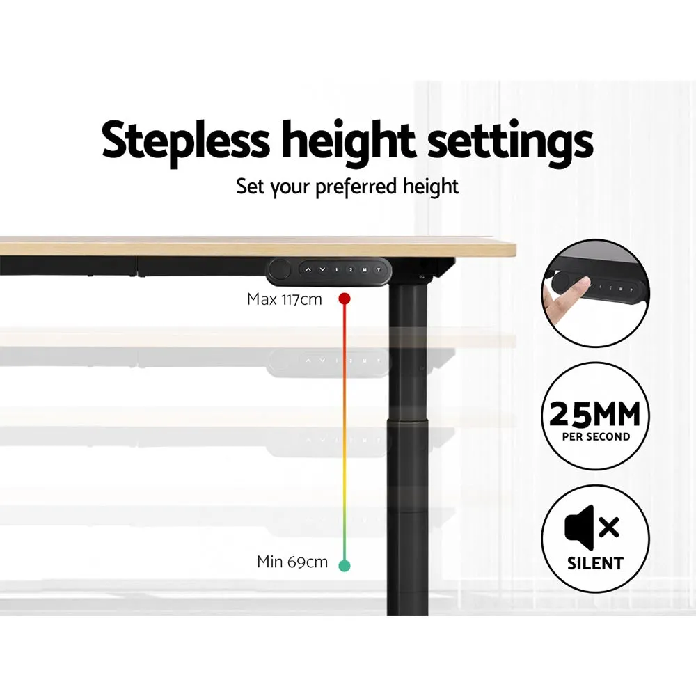 Motorised Adjustable Dual Motor Standing Desk 140cm - Artiss