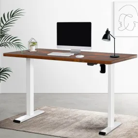 Motorised Adjustable Standing Desk, 140CM Rustic Brown - Artiss