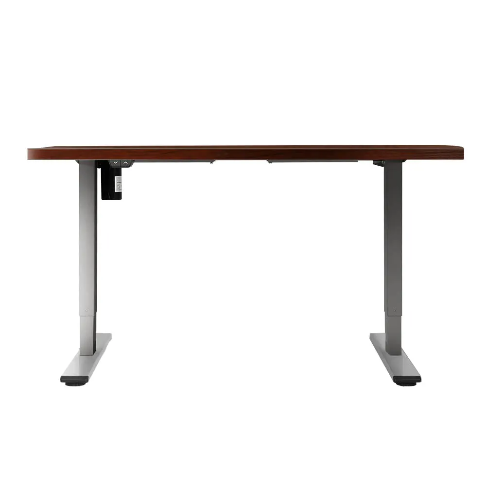 Motorised Adjustable Standing Desk 140CM Walnut - Artiss