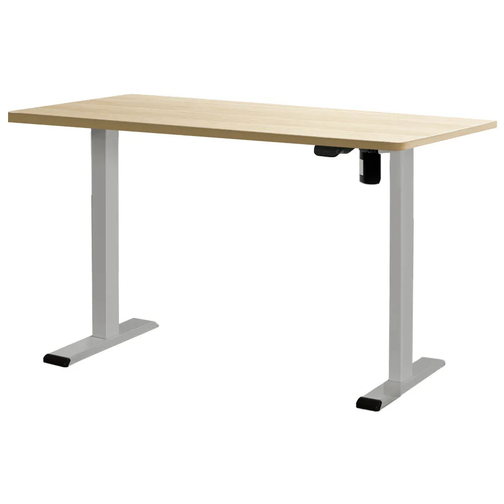 Motorised Adjustable Standing Desk 140CM White Oak – Artiss