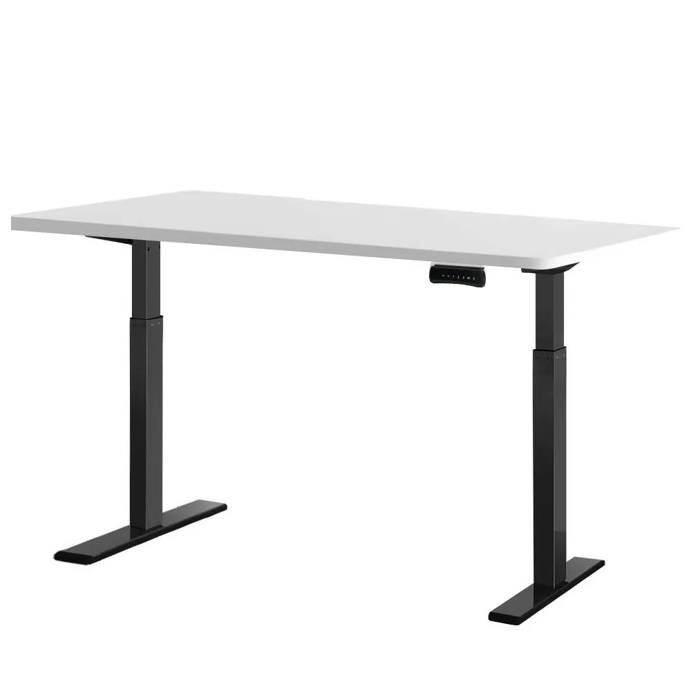 Motorised Dual Motor Standing Desk 120CM White - Artiss