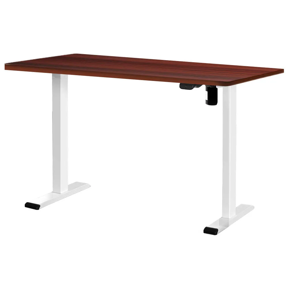 Motorised Height-Adjustable Desk, 140cm Walnut - Artiss