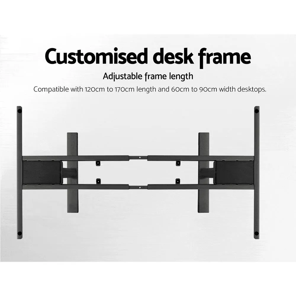 Motorised Height-Adjustable Desk w/ Dual Motors, 140cm, Artiss