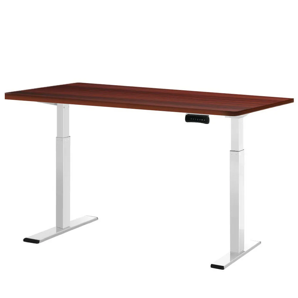 Motorized Height-Adjustable Standing Desk 120CM Walnut - Artiss