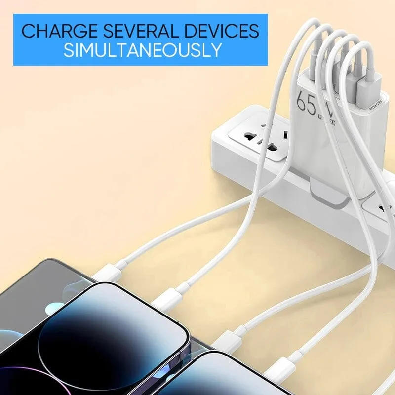 Multi Port Adaptor 65W Fast Charger - US Standard