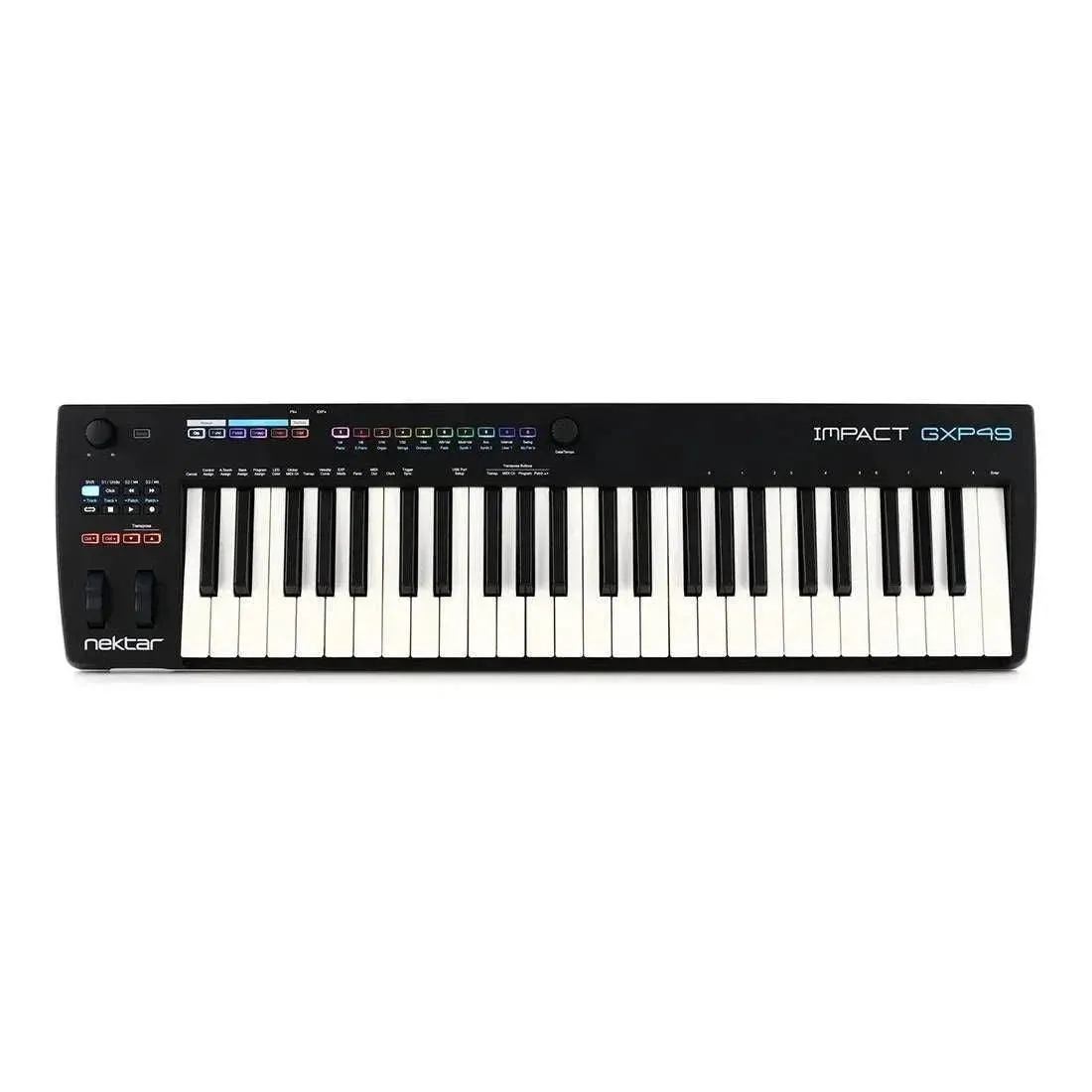 Nektar Impact GXP49 49 Full Size Key USB MIDI DAW Controller Keyboard Semi-weighted w/Velocity & Aftertouch