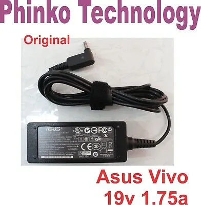 NEW GENUINE AC Adapter Charger Asus VivoBook S200E X201E F201E F202E X202E Q200E