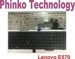 NEW Keyboard for Lenovo ThinkPad Edge E570 E575 US Black