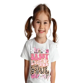 NicholesGifts Girls Sassy Little Soul Short Sleeve T-Shirt