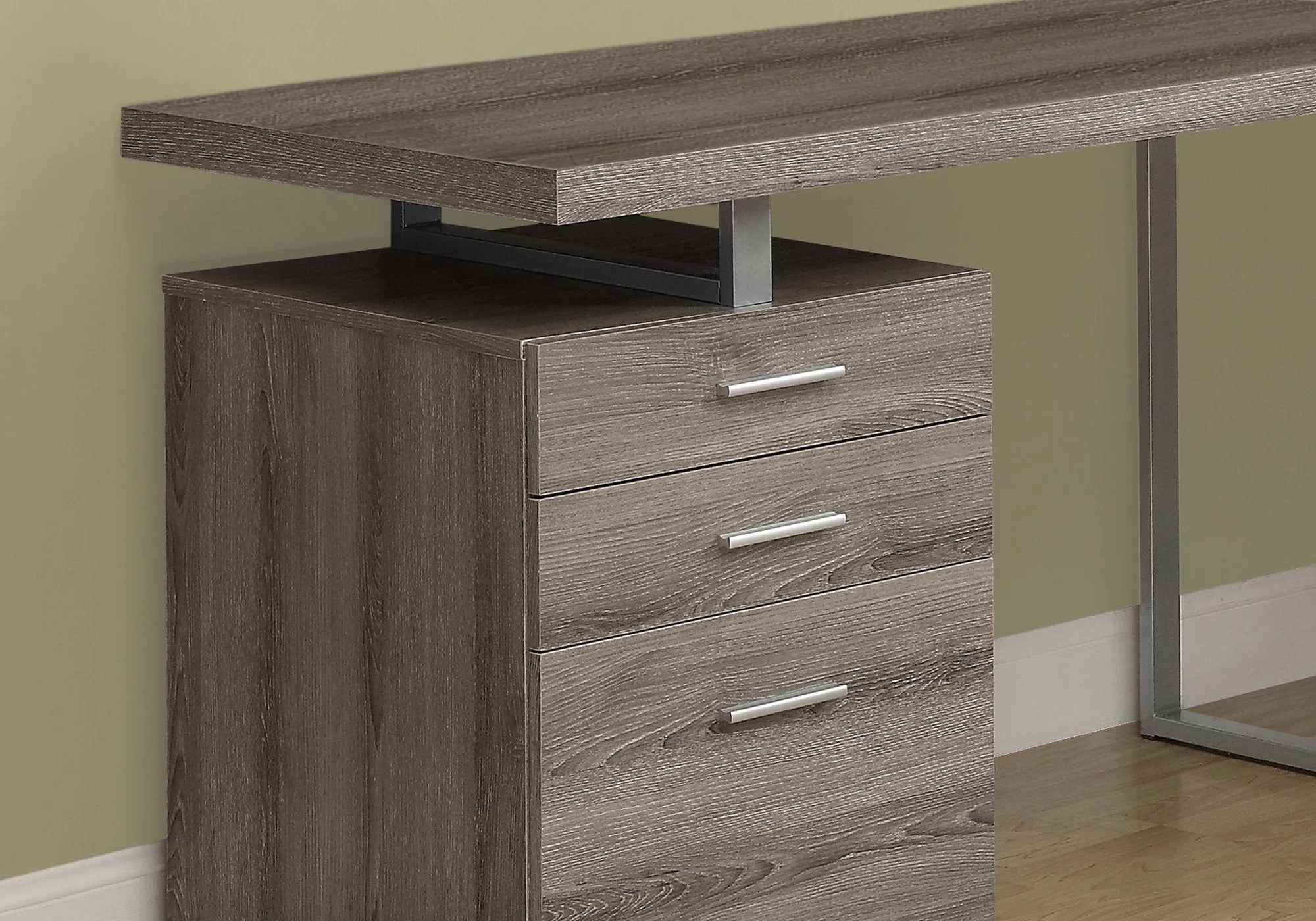 OFFICE SERIES - 48"L / DARK TAUPE LEFT OR RIGHT FACING