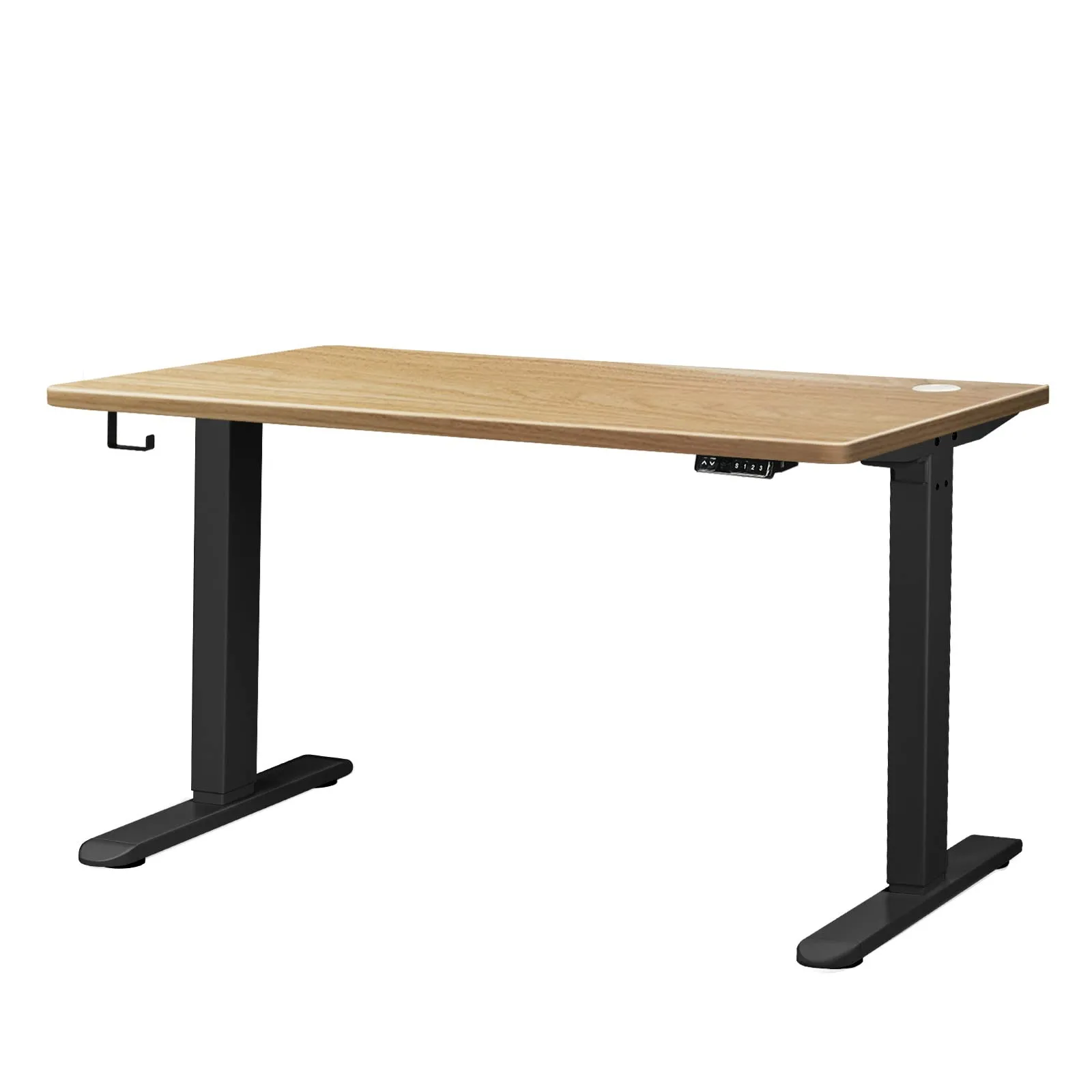 Oikiture Standing Desk Electric Height Adjustable Sit Stand Office Computer 140cm