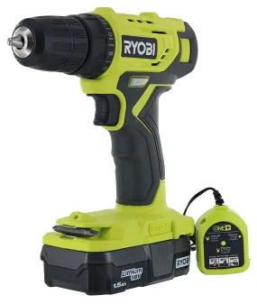 Open Box -  RYOBI 18-Volt ONE  Cordless 3/8 in. Drill/Driver Kit with 1.5 Ah Battery and Charger