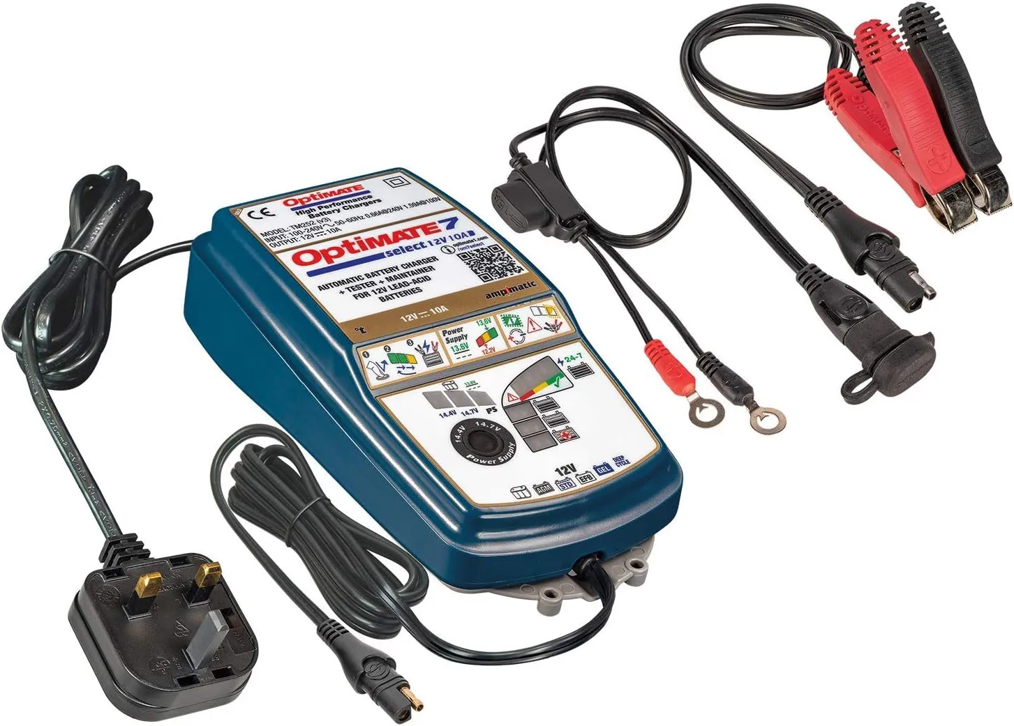 OptiMATE 7 Select  12 Volt Motorcycle Car Battery Charger Optimiser