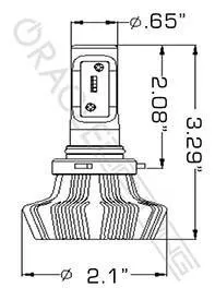 Oracle LED Conversion Kit Dodge Charger (06-21) Headlights - 9005 / HB3