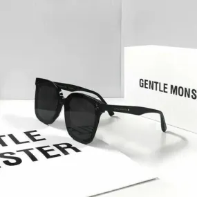 Original Gentle Monster HER 01 Large Square Black Frame Women's Men's Sunglasses