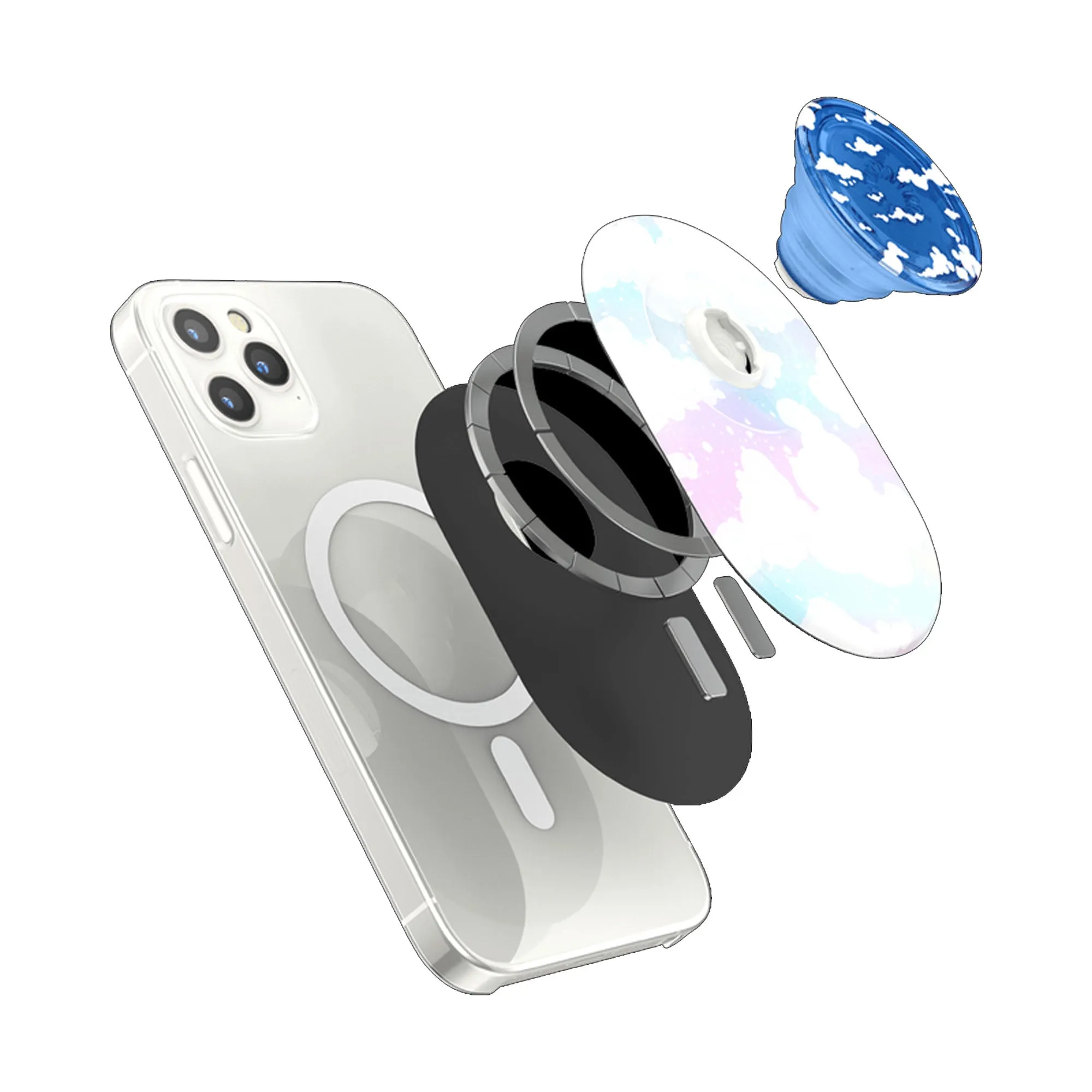 PopSockets Popgrip for Magsafe Magnetic phone grip and stand - On Cloud Nine (Barcode : 840173720882 )