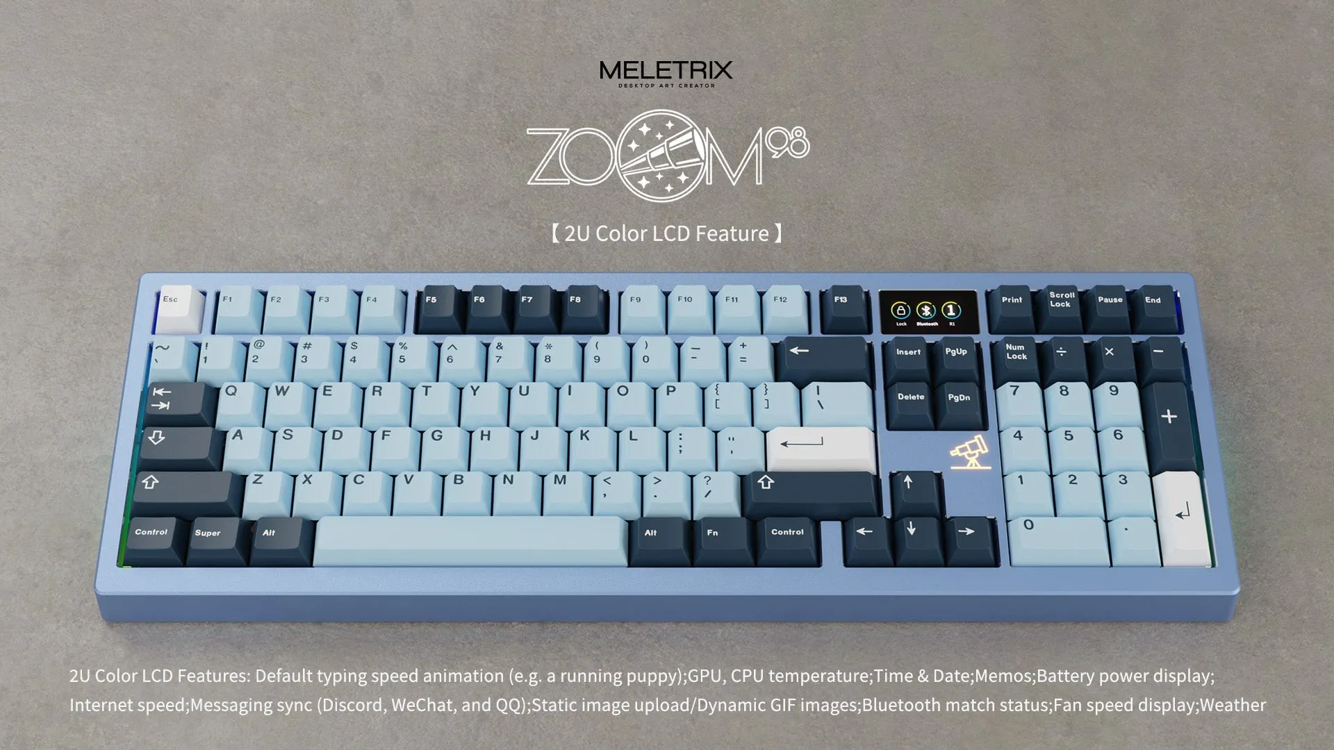 [Pre-Order] Meletrix Zoom98 - Barebones Keyboard Kit [Batch 2]