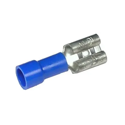 Quick Connect Female Crimp Connector - 16-14 AWG, 0.187" Tab, Pkg/100 (1851-CS)