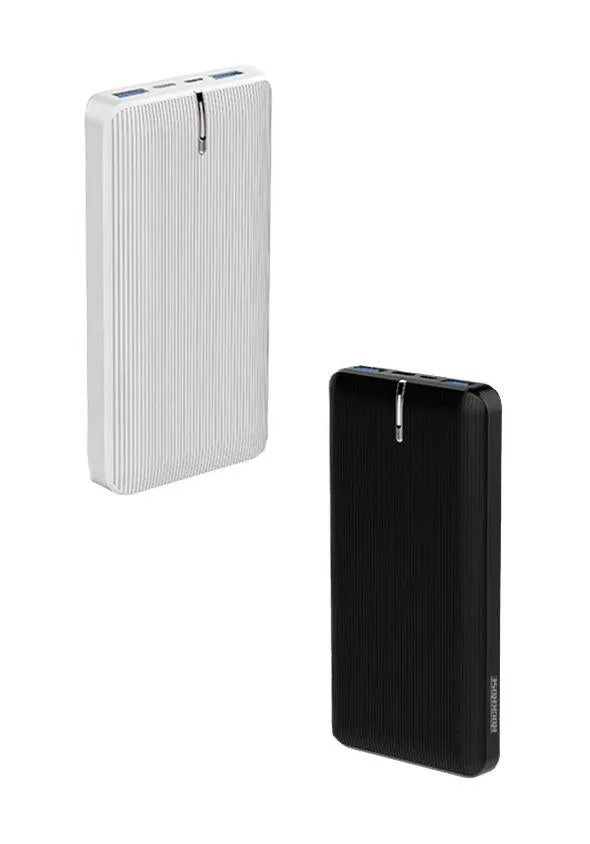 Rockrose 10000 Mah Pd & Qc 3.0 Power Bank White