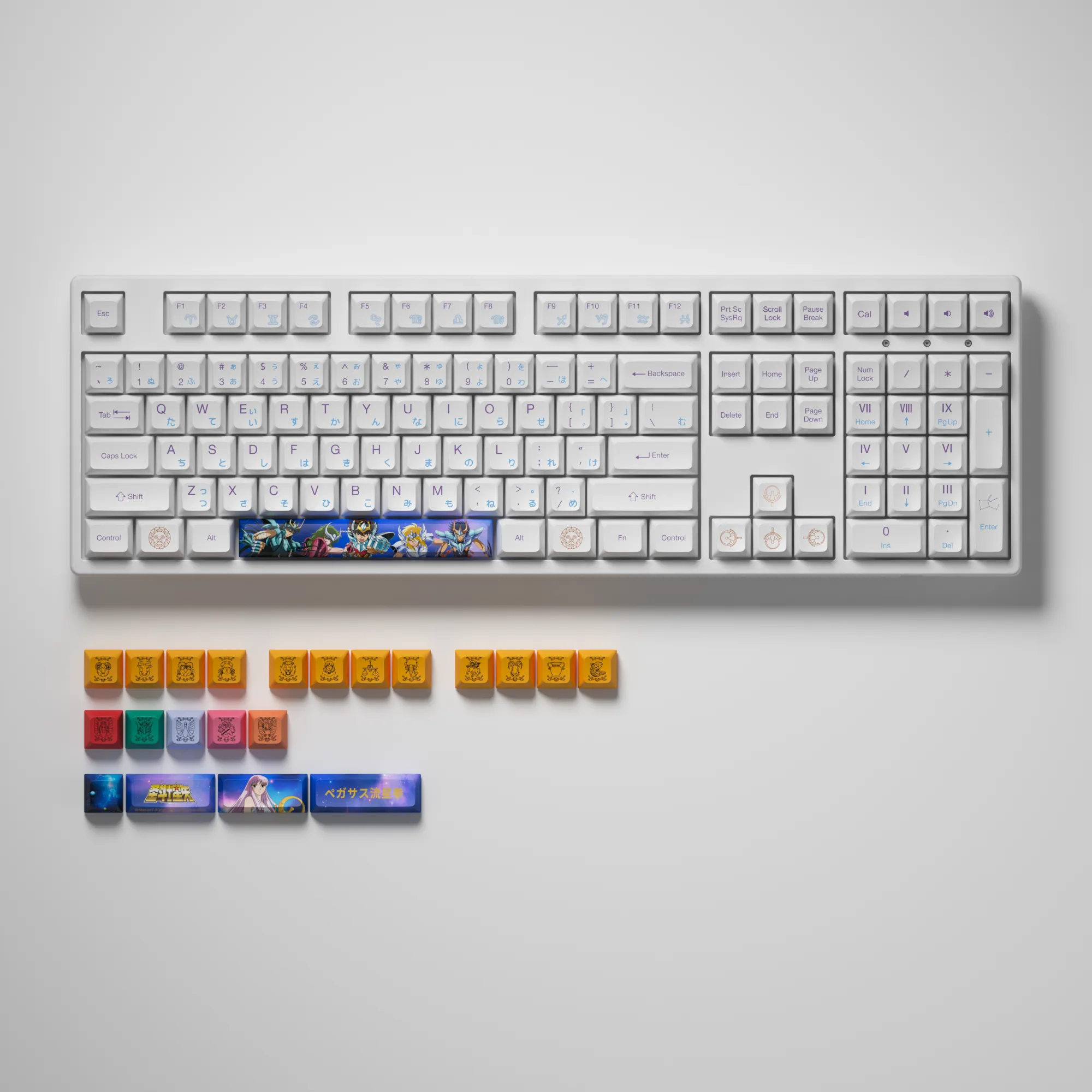 Saint Seiya Keycap Set (145-key)