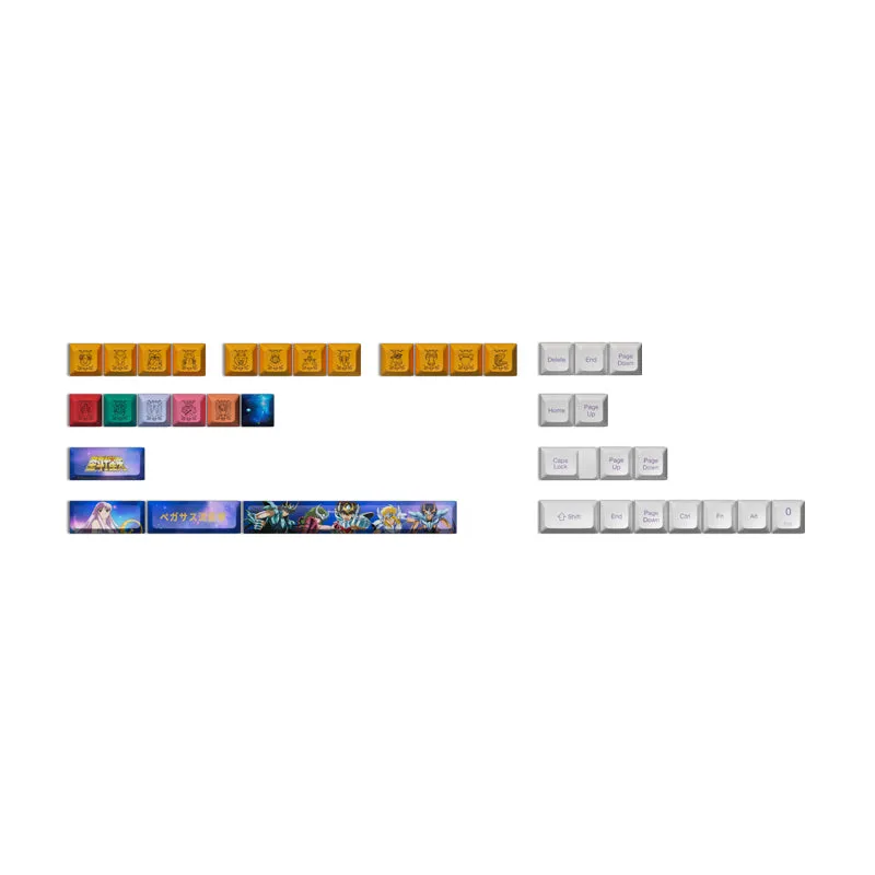 Saint Seiya Keycap Set (145-key)