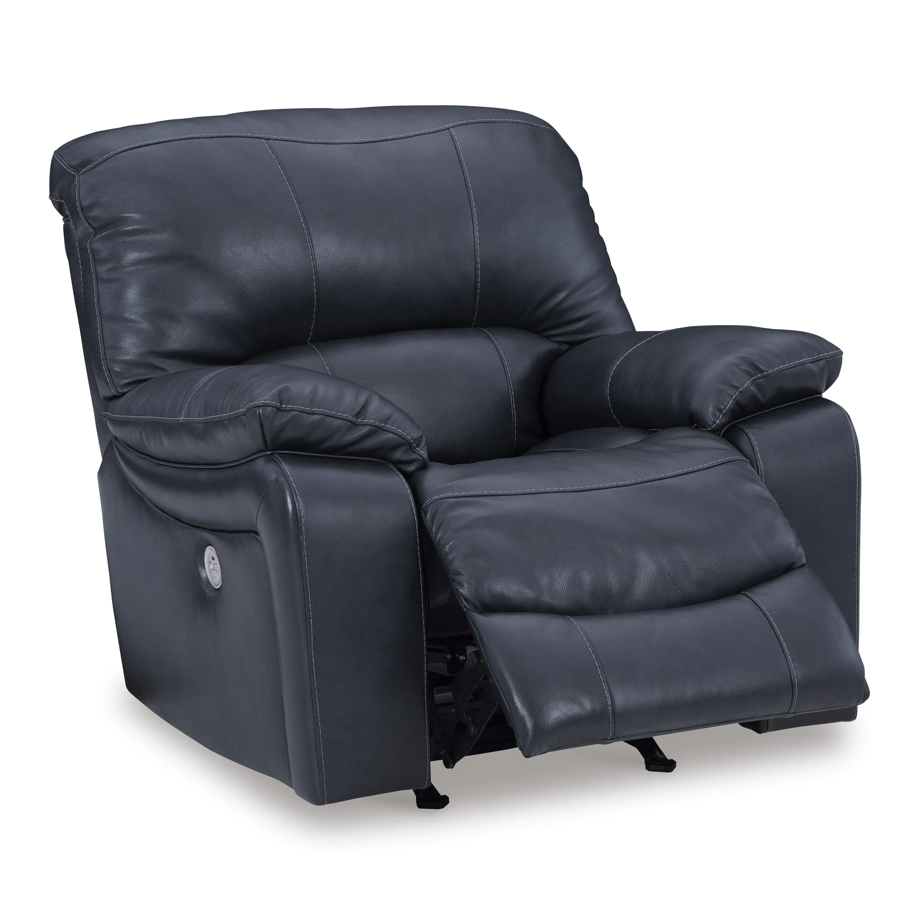 Signature Design by Ashley Leesworth Power Rocker Leather Match Recliner U4380998